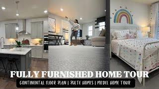 2023 FULLY FURNISHED HOME TOUR | PULTE HOMES | CONTINENTAL FLOOR PLAN | SPRING REFRESH