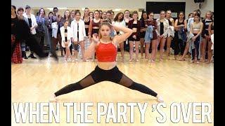 When the party's over , Billie Eilish | lyrical jazz | choreo Justine Unzel