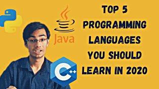 Top 5 Programming Languages to Learn in 2020