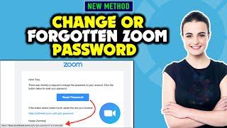 How to change zoom password 2024 | Resetting forgotten zoom password