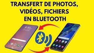 Comment transférer des photos; vidéos & des fichiers d'un téléphone à un autre en Bluetooth