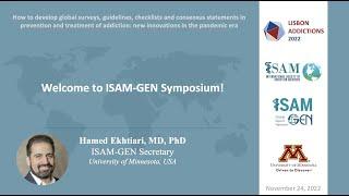 An introduction to ISAM Global Expert Network (ISAM-GEN) – Hamed Ekhtiari