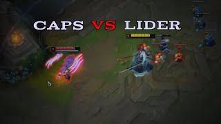 LIDER  VS CAPS - Road to rank 1