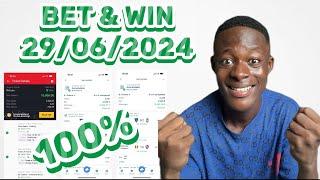 ACCURATE FOOTBALL PREDICTIONS TO WIN TODAY | 29/06/2024 ( SATURDAY PICKS )