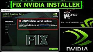 Fix Nvidia standard driver not compatible with windows issue