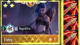 Triple Runaan Jinx ⭐⭐⭐ ft. 6 RapidFire | TFT SET 10