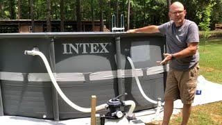 How to install an Intex 18’ x 52”Swimming Pool