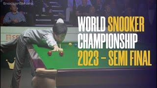 Luca Brecel vs Si Jiahui | Cazoo World Snooker Championship 2023 | Semi Final | Session 1