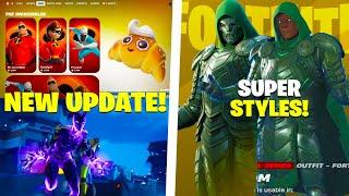 Fortnite NEW Update! (Super Styles, Doom, COLLABS, Marvel LTM)