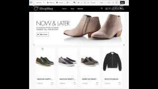 Microweber CMS in action adding product in online shop template - ShopMag