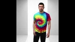 TD002M - Rainbow Tie Dye T-Shirt