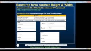 Bootstrap form controls height and width Part 24