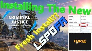 Installing The New LSPDFR, ScriptHookV, And RagePluginHook! | Fresh Install?? | #criminaljustice