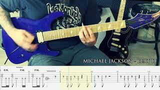 MICHAEL JACKSON  - Beat It [RHYTHM GUITAR COVER + TAB]