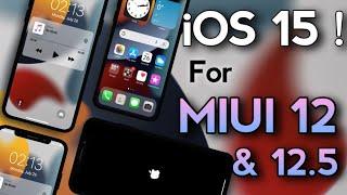 Install Apple iOS 15  Theme in MIUI 12 & 12.5 