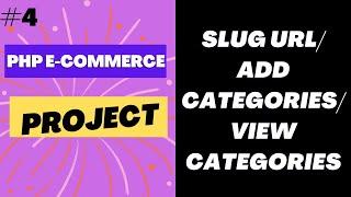 Online Shopping Website PHP Categories/Slug Url | Ecommerce website in PHP | Shopping Cart in PHP