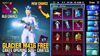 Glacier For Chance Is Here ? 500+  Classic Free Crate Opening | New Classic Chance Scam |PUBGM