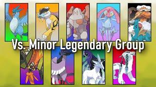 Pokémon Music - All Minor Legendary Pokémon Group Battle Themes from the Core Series (All Versions)