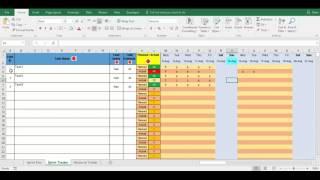 Sprint Tracker Excel Template