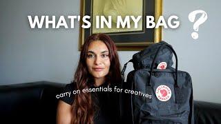 Carry On Travel Bag Essentials  (as a writer, content creator & freelancer)