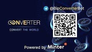 HOW TO BUY CONVERTER AND DELEGATE VIA @BipConverterBot