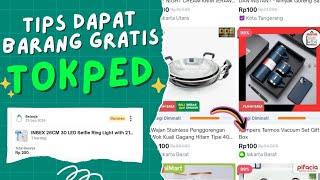 CARA DAPAT BARANG GRATIS DI TOKOPEDIA | PROMO PENGGUNA BARU TOKOPEDIA