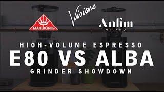 Grinder Showdown: Mahlkönig E80S Grind by Time and the Anfim Alba from Visions Espresso Service