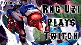 That Happens When Uzi Plays Twitch! RNG Uzi Plays Twitch vs Varus Adc - S7 Ranked | Patch 7.15