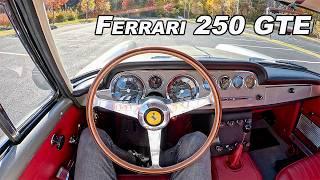 1961 Ferrari 250 GTE Series 1 - The V12 GT You Need to Hear (POV Binaural Audio)