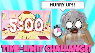 Time-Limit Build Challenge! | Roblox My Hello Kitty Cafe | Riivv3r