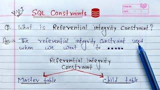 Referential Integrity Constraint in SQL | create relationship between two tables using oracle