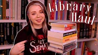 Library Book Haul 🩸 Horror, Thrillers & Sci-Fi 
