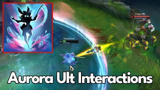 Interactions & Bugs with Aurora R - Neeko Passive, Urgot R, Camille R and More!