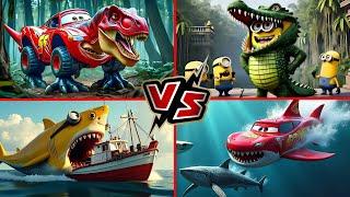 McQueen’s Crocodile  Zoo  DINO Minion Minion Shark Monster  McQueen Shark Monster-Tiles hop!