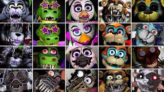 Security Breach in FNAF 1, 2, 3, 4, 5, 6, with Ruin & Remastered
