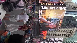 filming Times Square Billboards