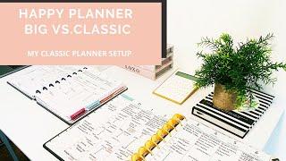 Happy Planner Big Vs  Classic: My Classic Planner Setup