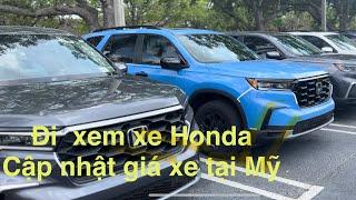 Đi review xe Honda và cập nhật giá xe tháng 3/2024 tại Mỹ