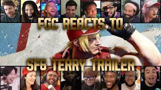 FGC reacts to TERRY Street Fighter 6 gameplay trailer (English - CAPTIONS)