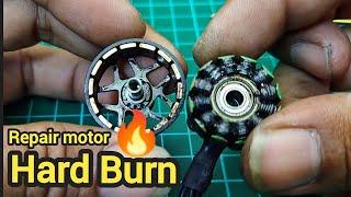 Repair hard burn motor brushless