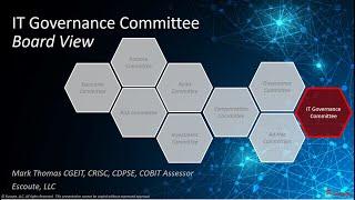 The IT Governance Committee  - A Board Level View