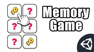 How to make Memory Game in Unity (Step by Step) | Unity Tutorials