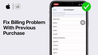 How to Fix There is A Billing Problem With A Previous Purchase 2024 | iPhone /iPad