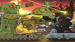 Old Memories: Lighter vs. Ratte - Cartoons about tanks