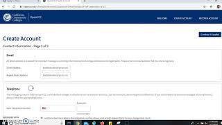 Create CCC Apply Account - Mesa College
