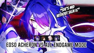 E0S0 Acheron is still Goated - PF, AS, MoC Showcase | Honkai Star Rail