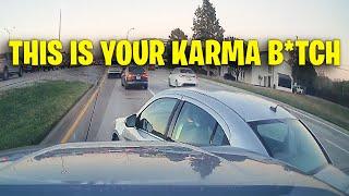 THIS IS YOUR KARMA B*TCH | Road Rage, Brake Check, Driving fails Compilation USA & Canada 2024