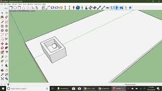 MS Physics SketchUp Box with a ball inside