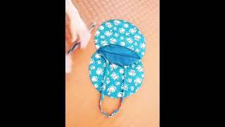 Simple sewing method for shell handbag