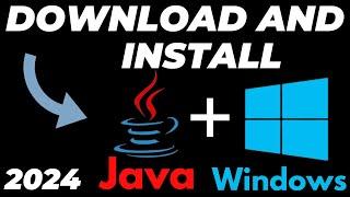 How to Download and Install Java JDK on Windows 10/11